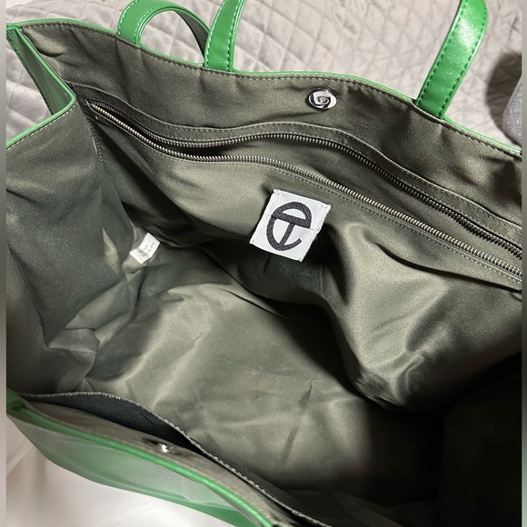 TELFAR Large! Shopping Bag Leaf Green, Sz Large (RARE) - Picture 5 of 12